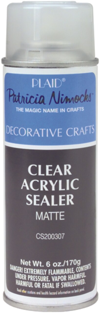 Clear Acrylic Sealer Aerosol Spray 6oz-Matte